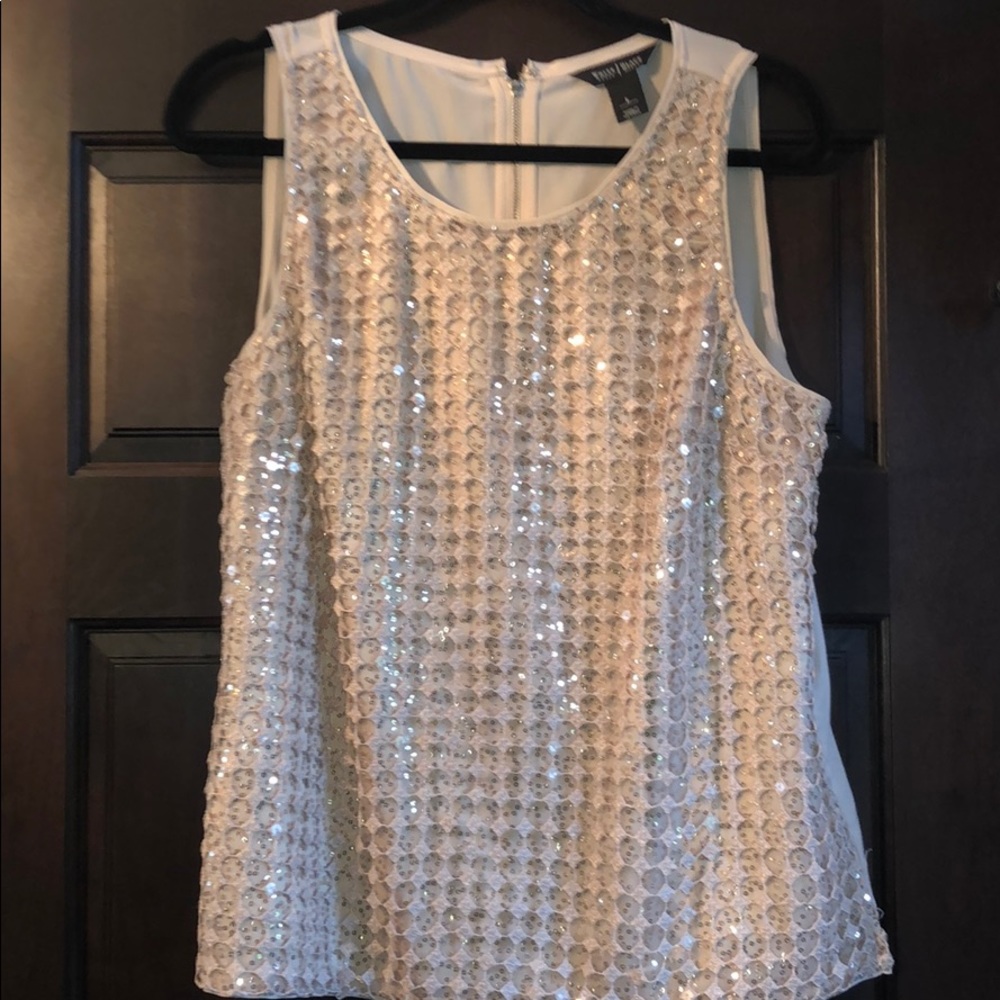 Stunning light gold sleeveless top